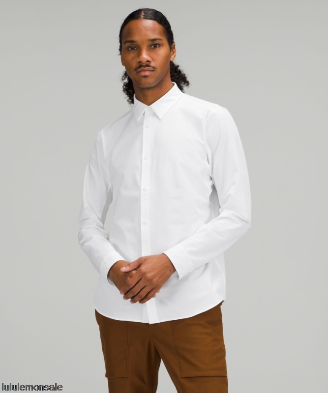 Lululemon Verkauf DELULU607 | Lululemon Deutschland Weißes New Venture Langarmshirt